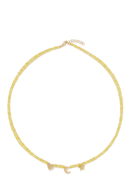 The Strike Yellow Sapphire Necklace